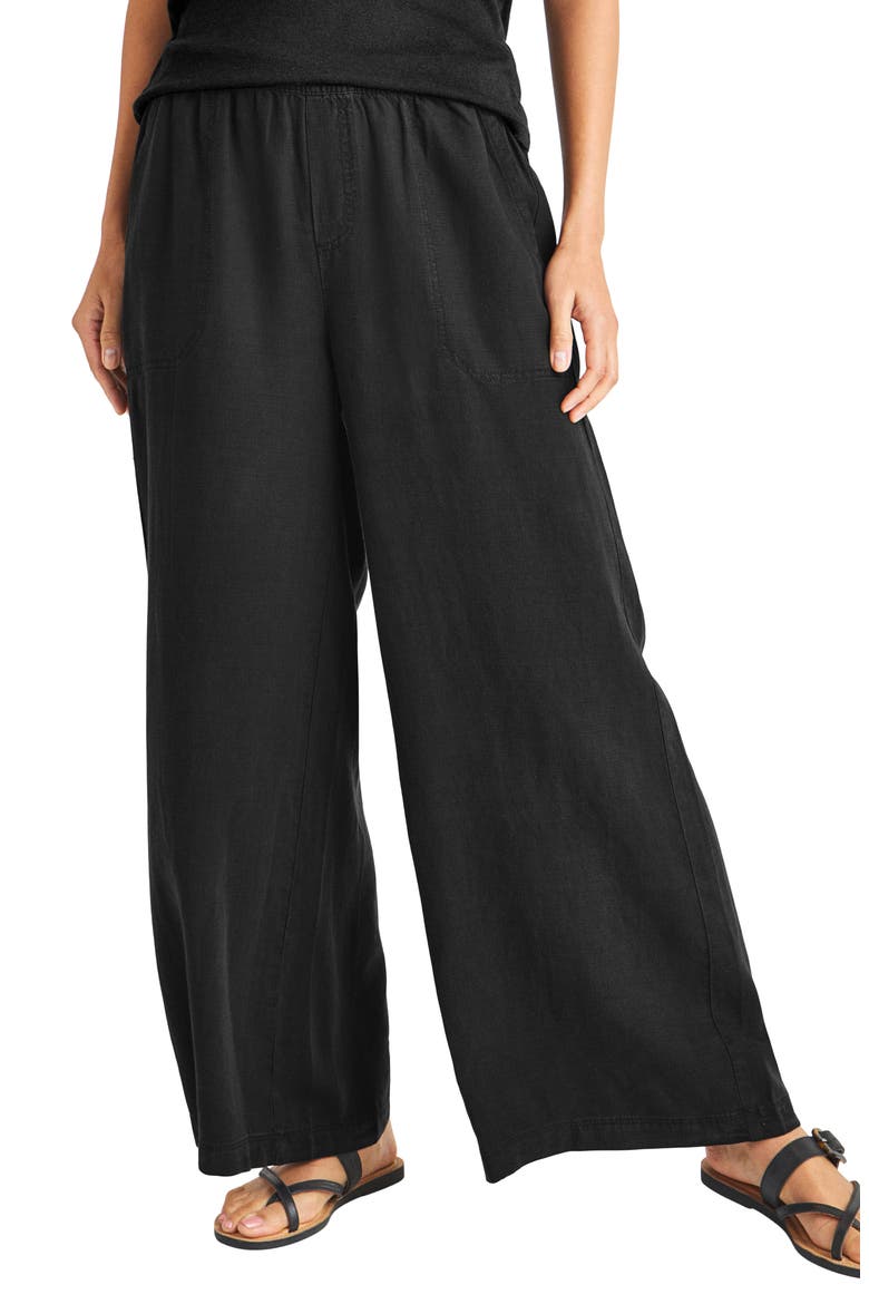Angie Palazzo Pants, Main, color, BLACK