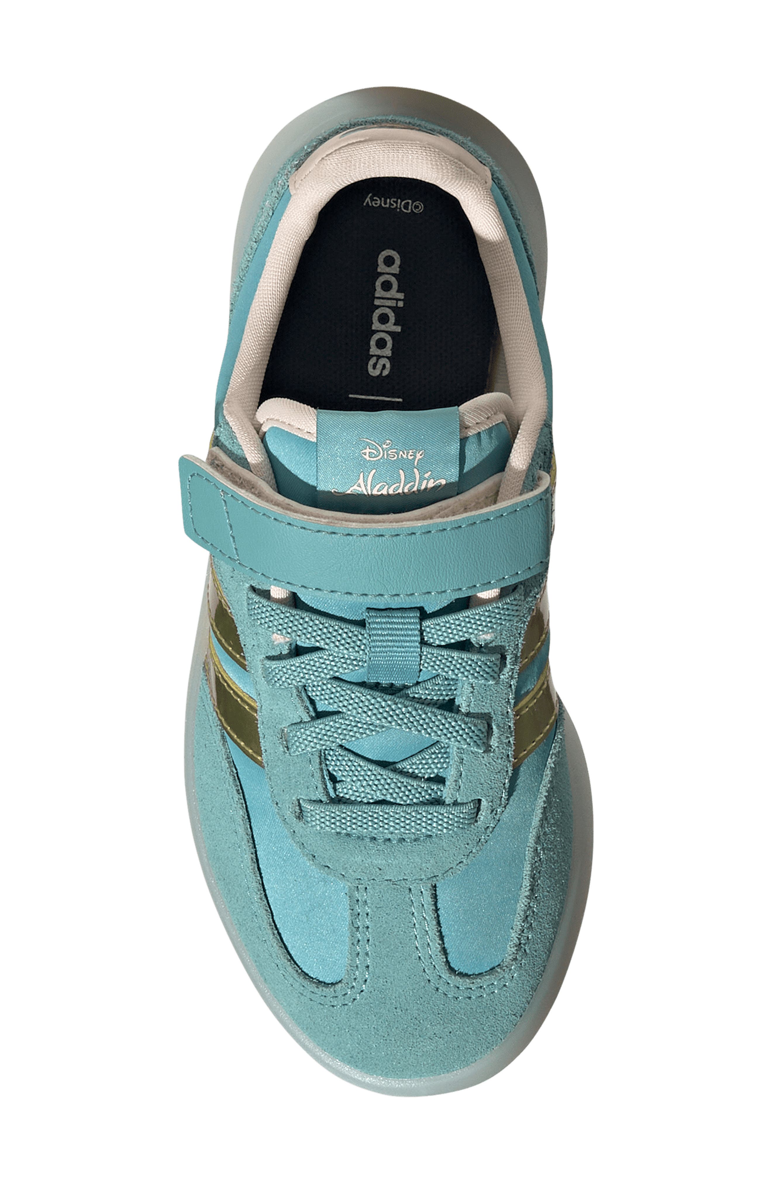 adidas Kids' Barreda Decode Sneaker, Alternate, color, Mint/ Gold/ Wonder Quartz