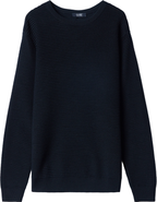 Gobi Cashmere Textured-Knit Silk Cashmere Sweater