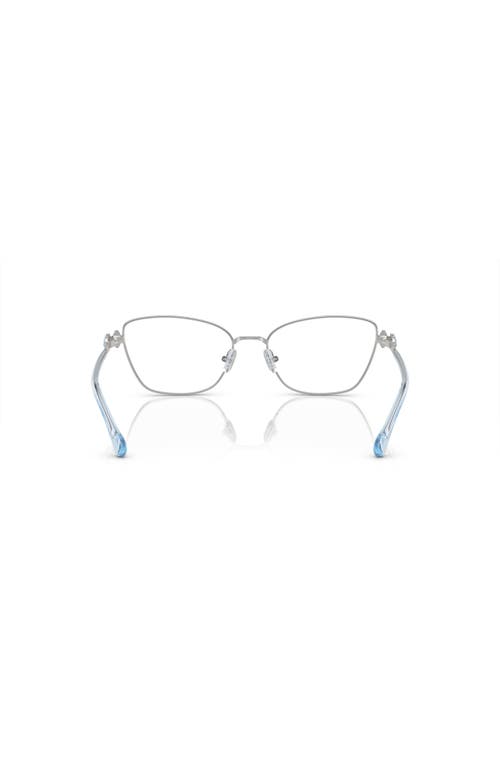 Swarovski 55mm Rectangle Optical Glasses In Metallic