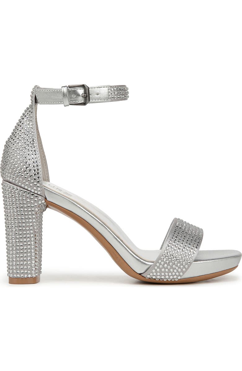 Naturalizer Joy Studded Ankle Strap Sandal, Alternate, color, Silver