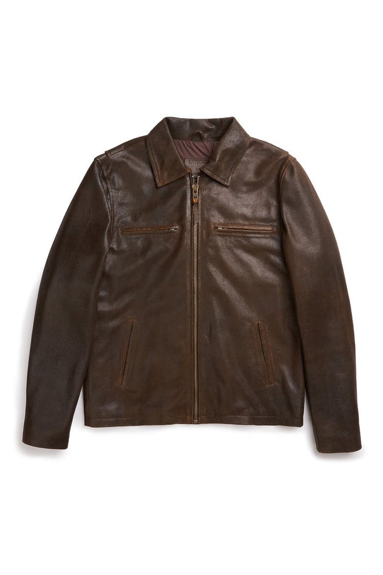 RAINIER MOTO  JACKET, Main, color, Brown