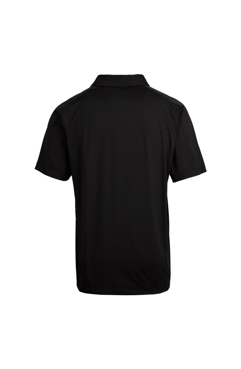 Cutter & Buck Men's Cutter & Buck Black San Francisco 49ers Throwback Logo Prospect Textured Stretch Polo, Alternate, color, Black