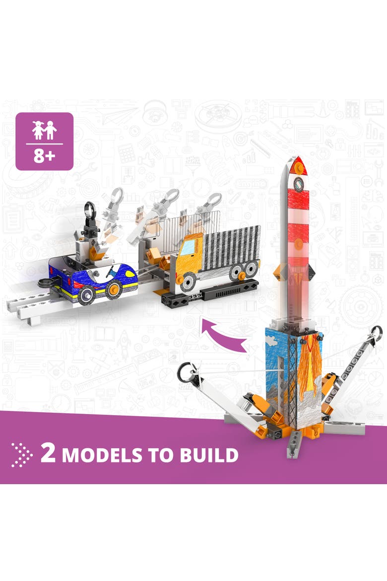 Steam Labs Junior How Inertia Works 4 Model Brick Building Set, Toy, Alternate, color, Multicolored