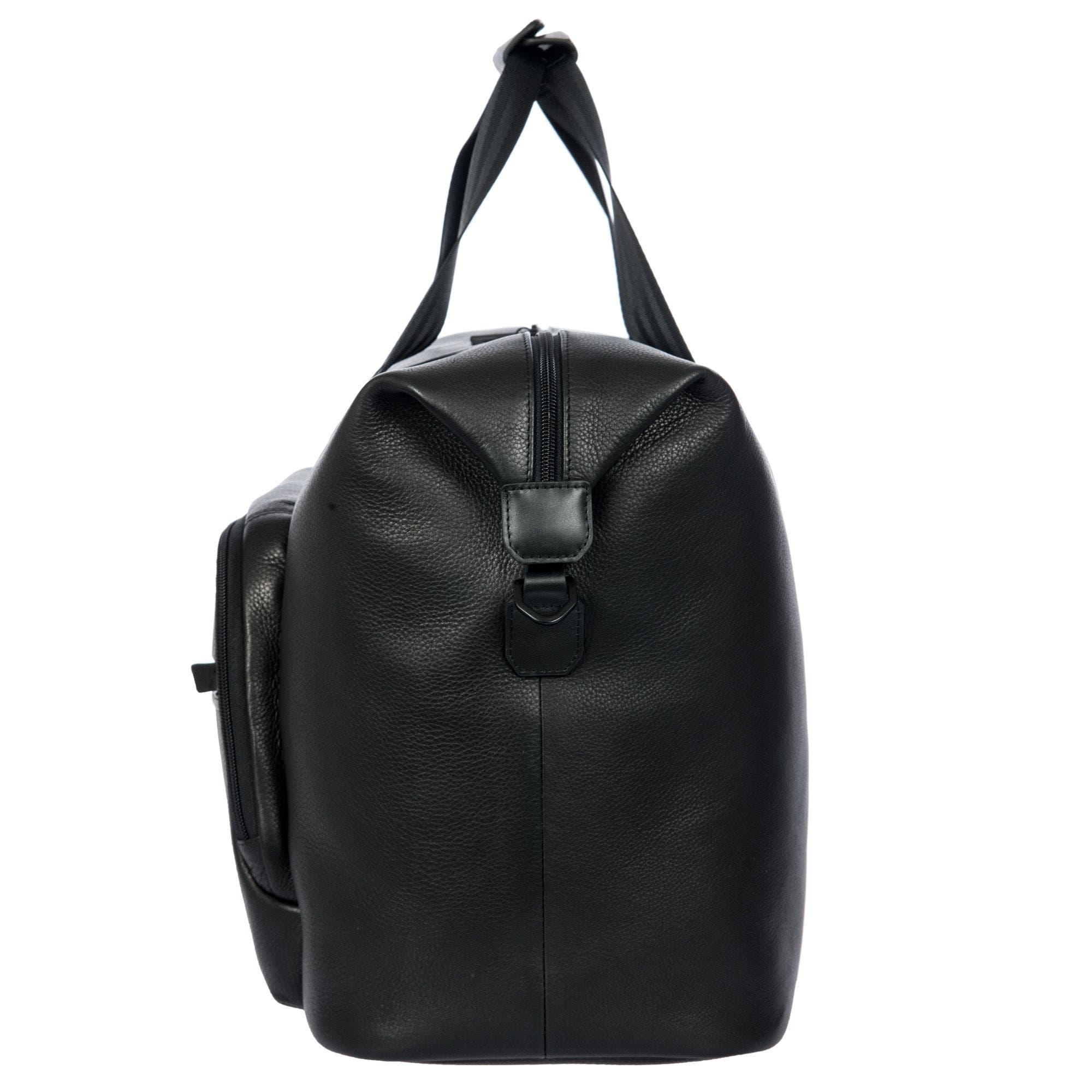 Porsche Design Roadster Leather EVO Weekender, Alternate, color, Black