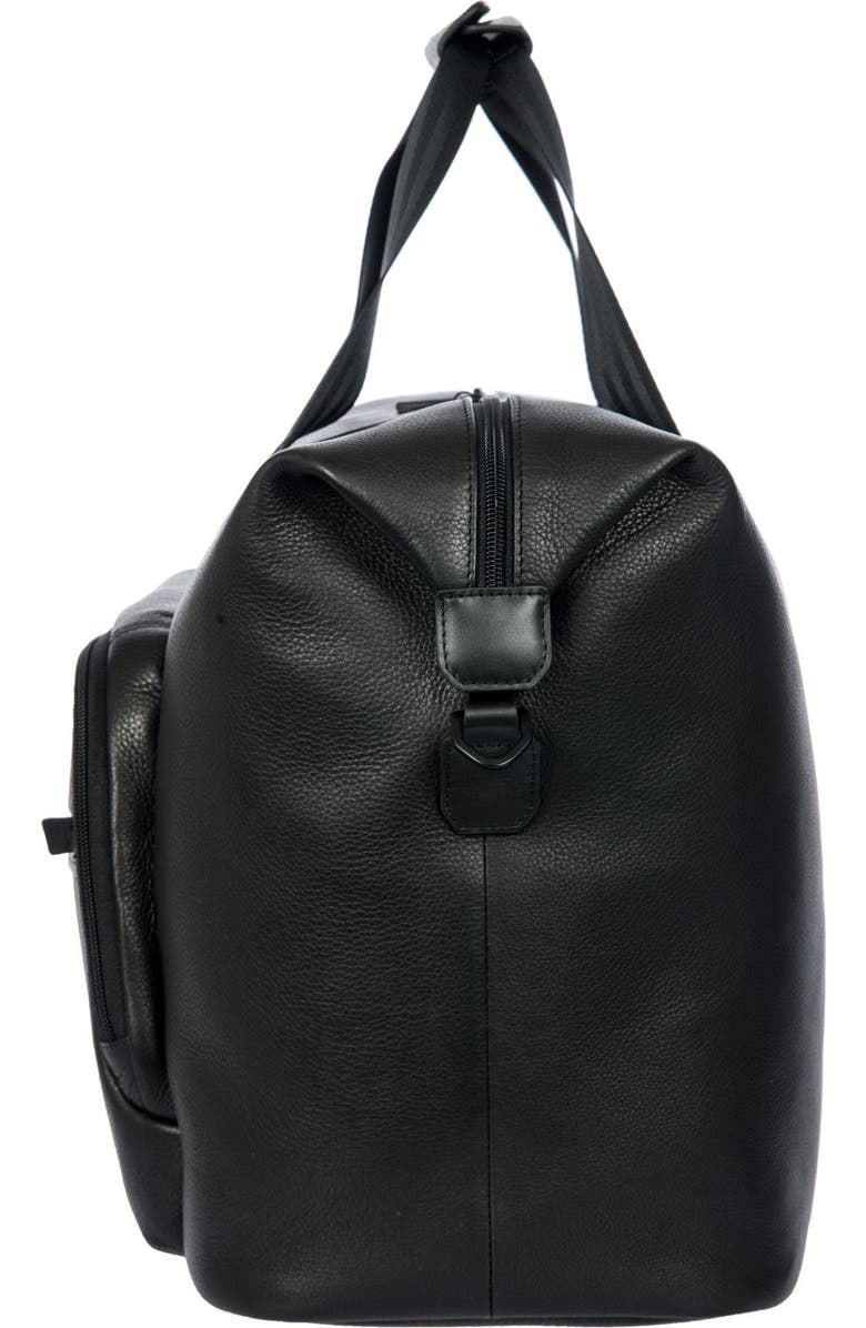 Porsche Design Roadster Leather EVO Weekender, Alternate, color, Black