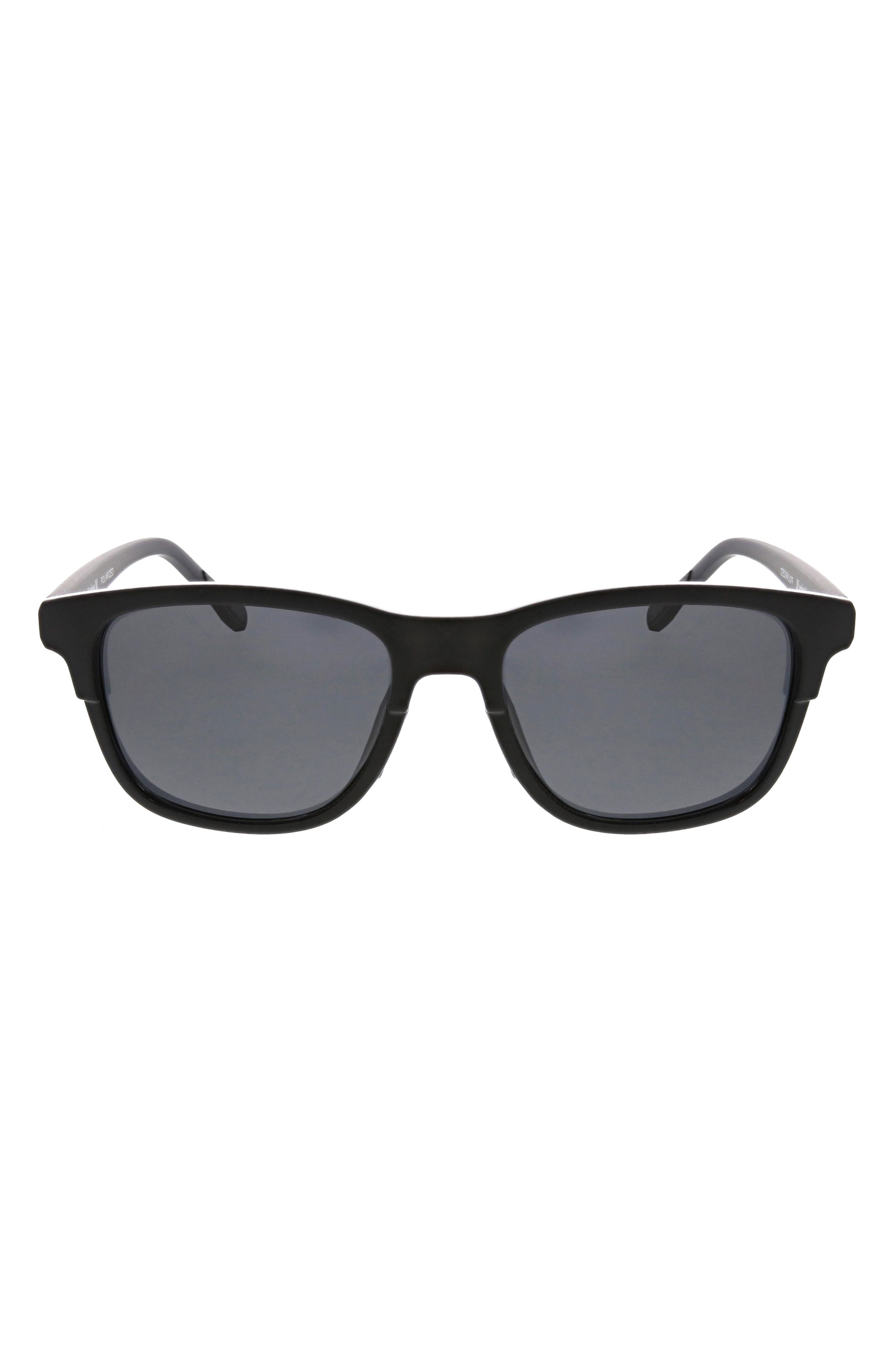 Hurley 55mm Polarized Square Sunglasses