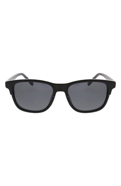 55mm Polarized Square Sunglasses