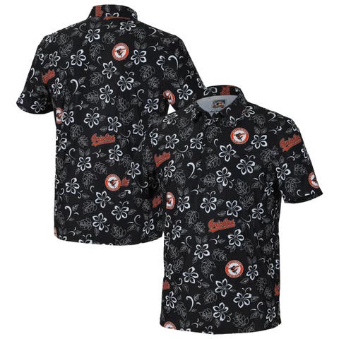 Men's Reyn Spooner Black Baltimore Orioles Cooperstown Collection Performance Polo