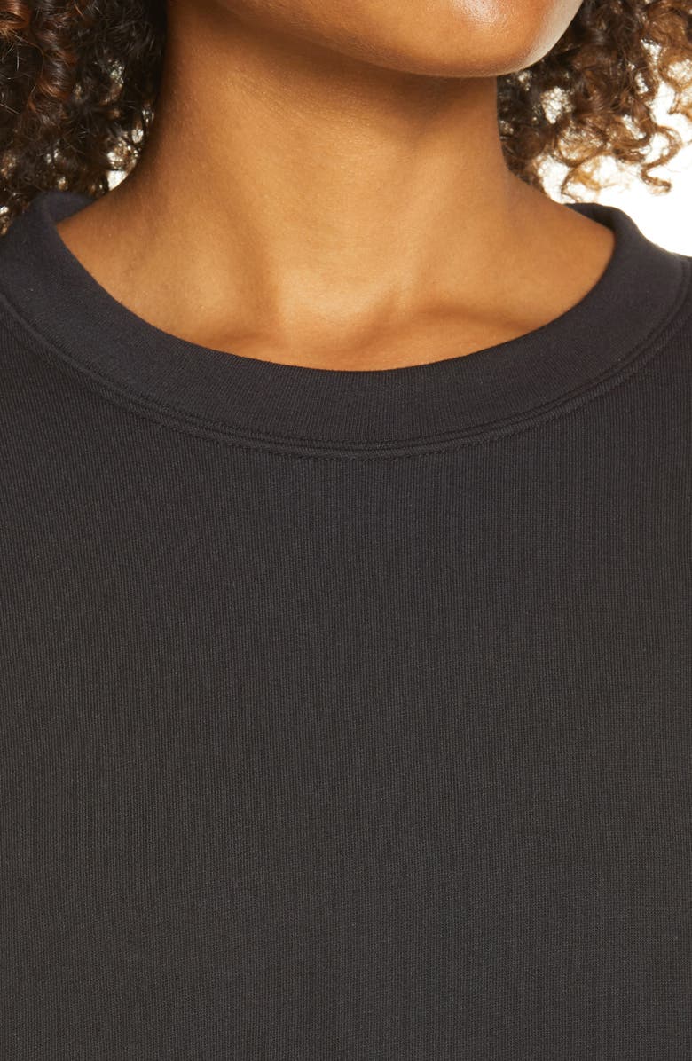 Zella Costa Side Split Crewneck Sweatshirt, Alternate, color, 