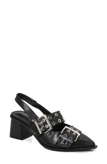 BERNESS BERNESS ADRIANNA DOUBLE BUCKLE SLINGBACK PUMP 