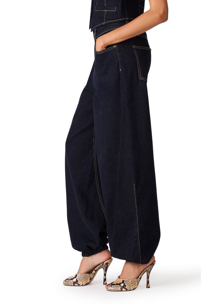 Soho High Waist Balloon Jeans, Alternate, color, INDIGO HAZE