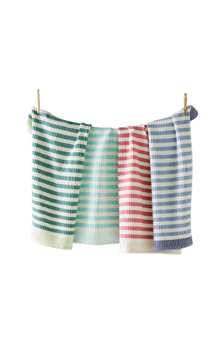 Anthropologie Home Anthropologie Cabana Stripe Set of 4 Dishtowels, Alternate, color,