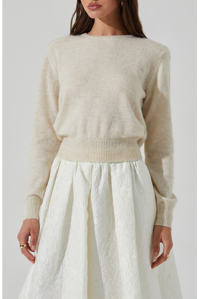 Kiran Crewneck Sweater, Main, color, IVORY