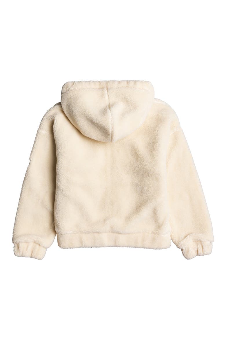 Border Line High Plush Fleece Hoodie, Alternate, color, TAPIOCA