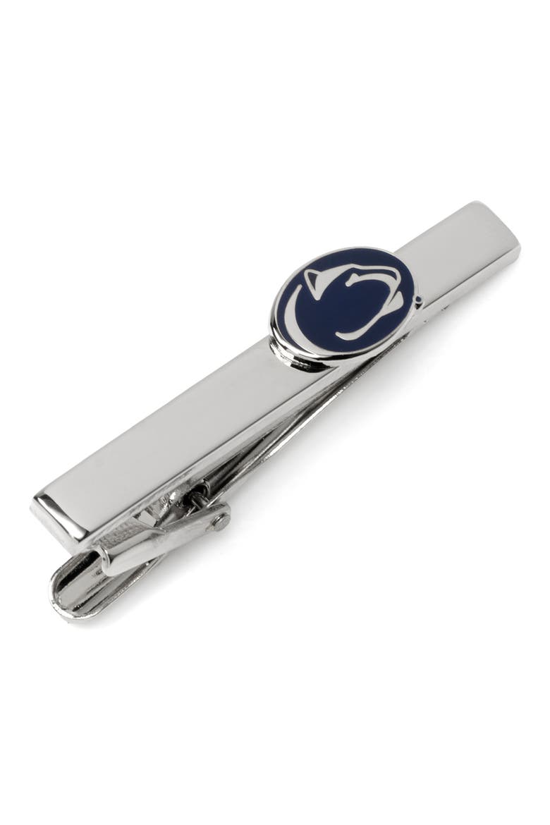 Penn State University Nittany Lions Tie Clip, Main, color, SILVER/ NAVY