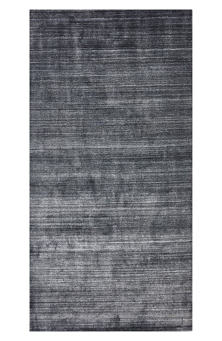 Solo Rugs Harbor Handmade Wool Blend Area Rug, Main, color, Dark Gray