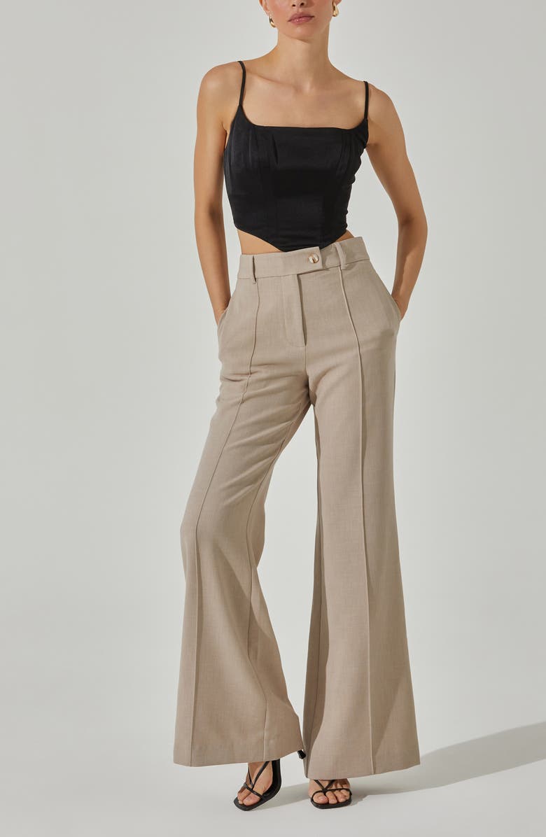 ASTR the Label Satin Corset Camisole, Alternate, color, Black