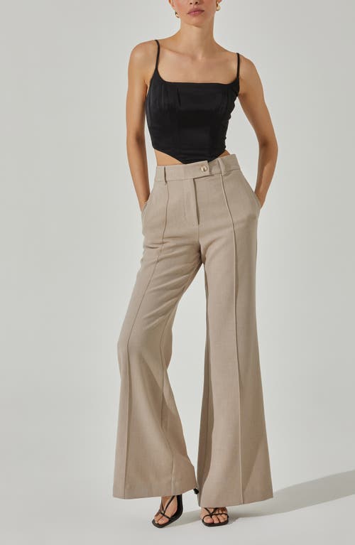 Astr Satin Corset Camisole In Black