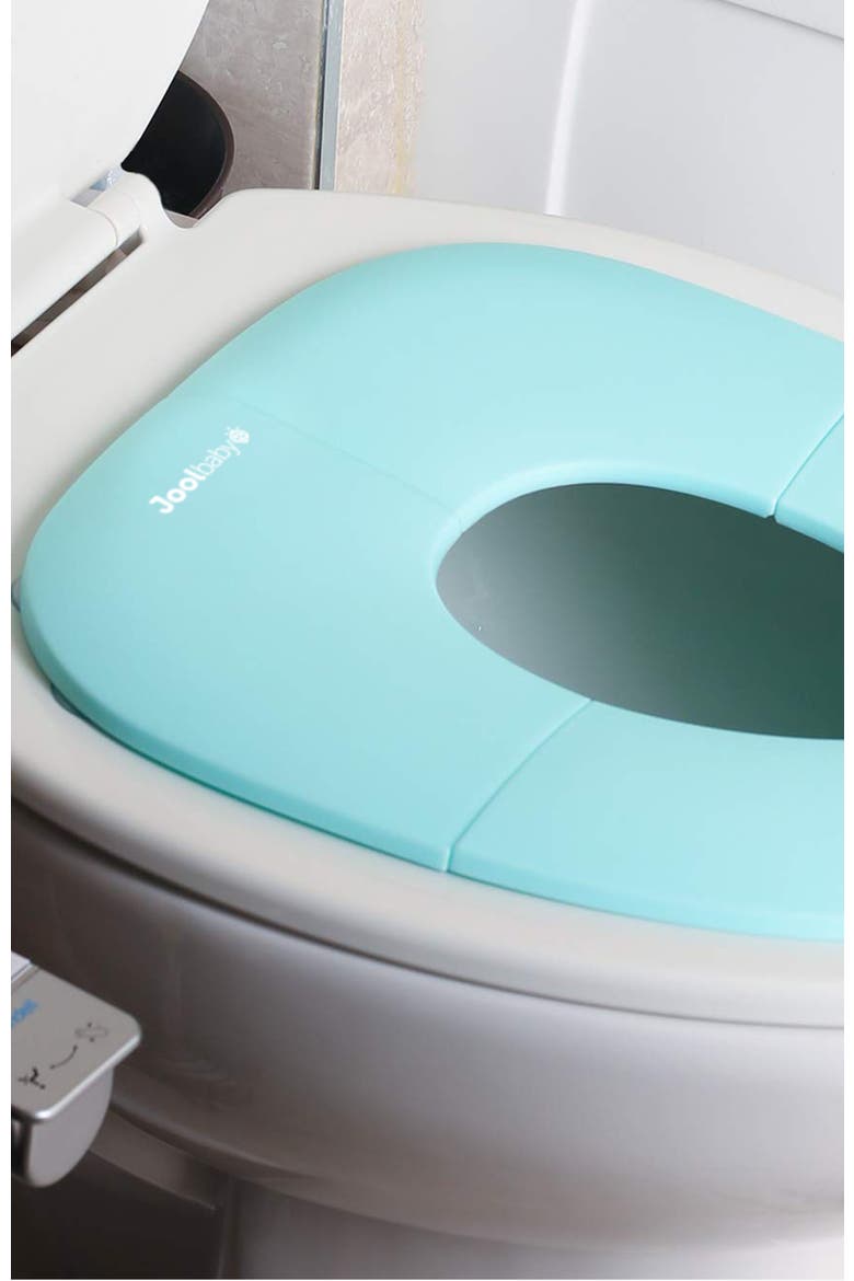 Folding Travel Potty Training Seat, Alternate, color, Aqua