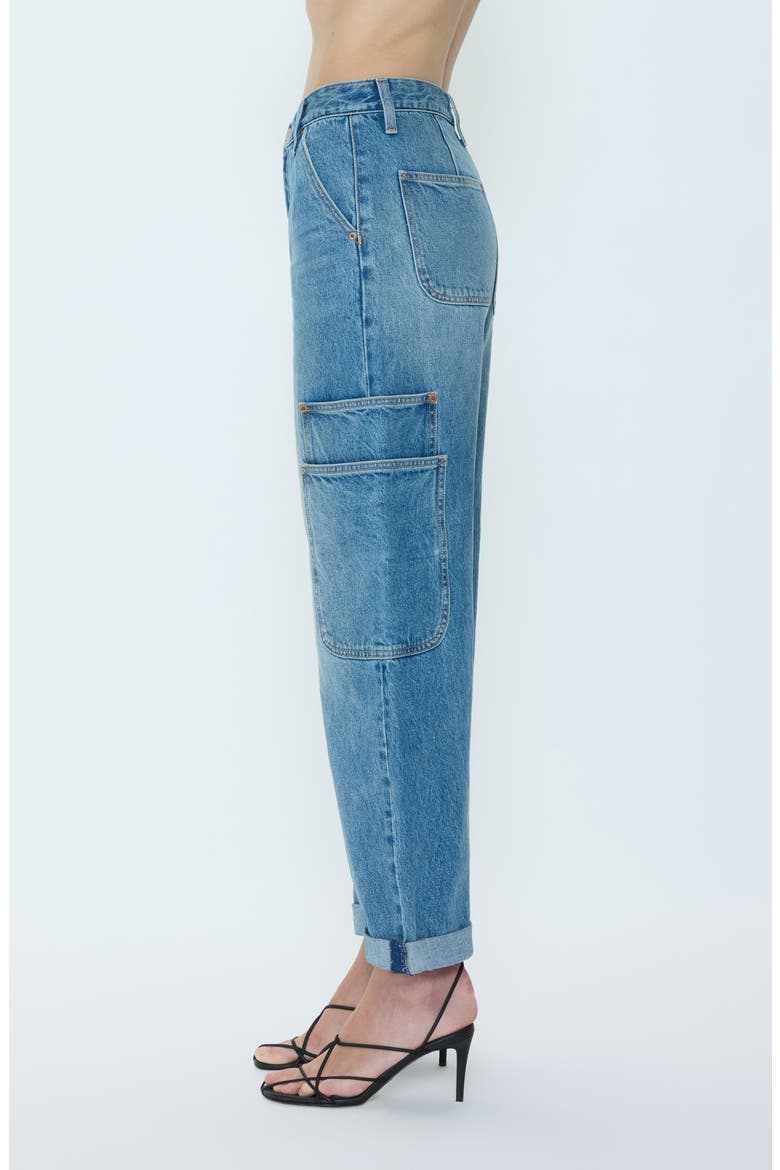 Sonny Ankle Straight Leg Cargo Jeans, Alternate, color, COASTAL FADE