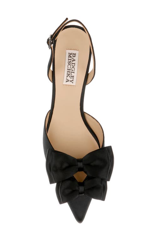 Badgley Mischka Collection Giovanna Slingback Pointed Toe Pump
