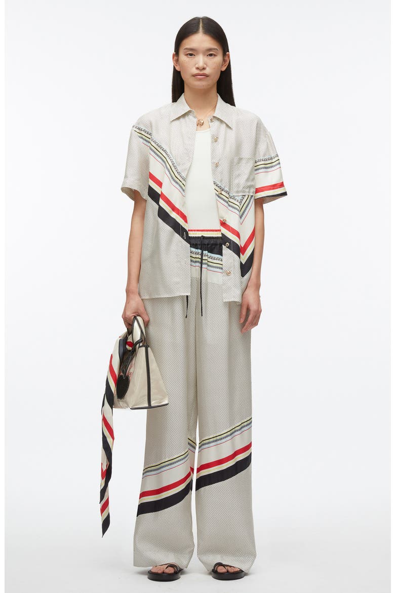 Liberty Silk Pajama Pants, Alternate, color, IVORY MULTI
