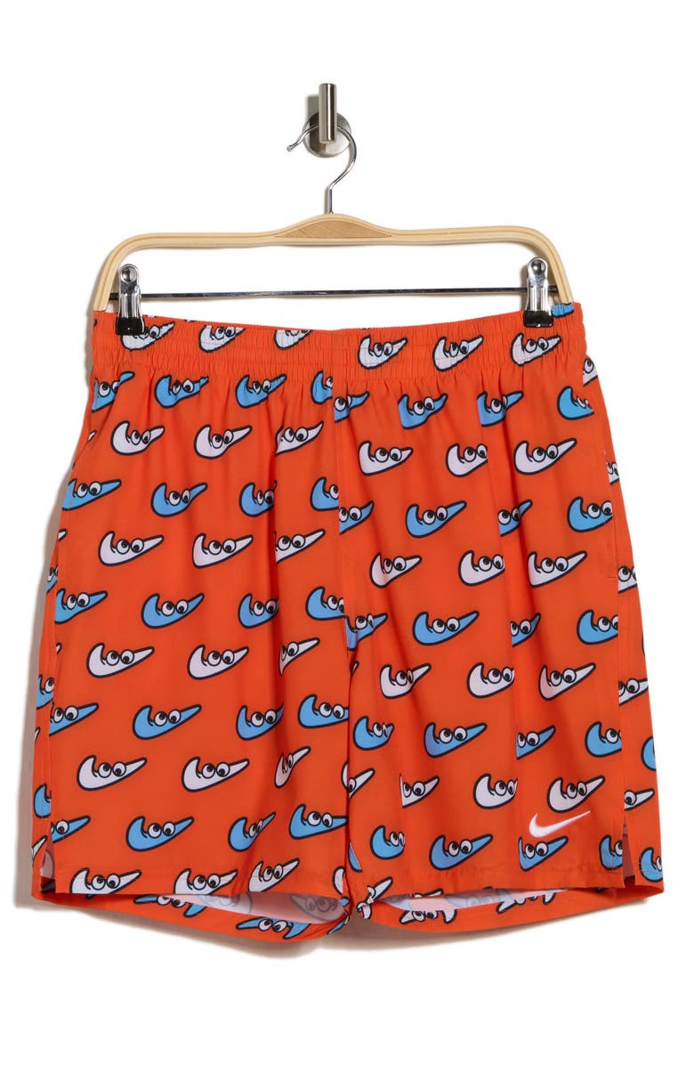 Nike Volley Swim Trunks, Main, color, Orange Blaze