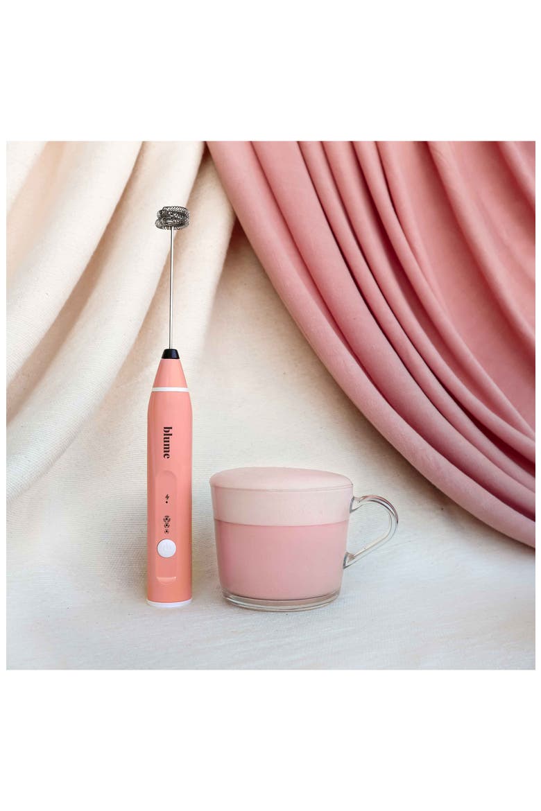 Electric Milk Frother, Alternate, color, PINK