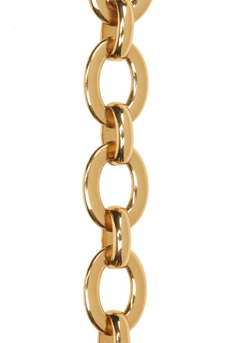 Script Logo Chain Belt, Alternate, color, VINTAGE GOLD