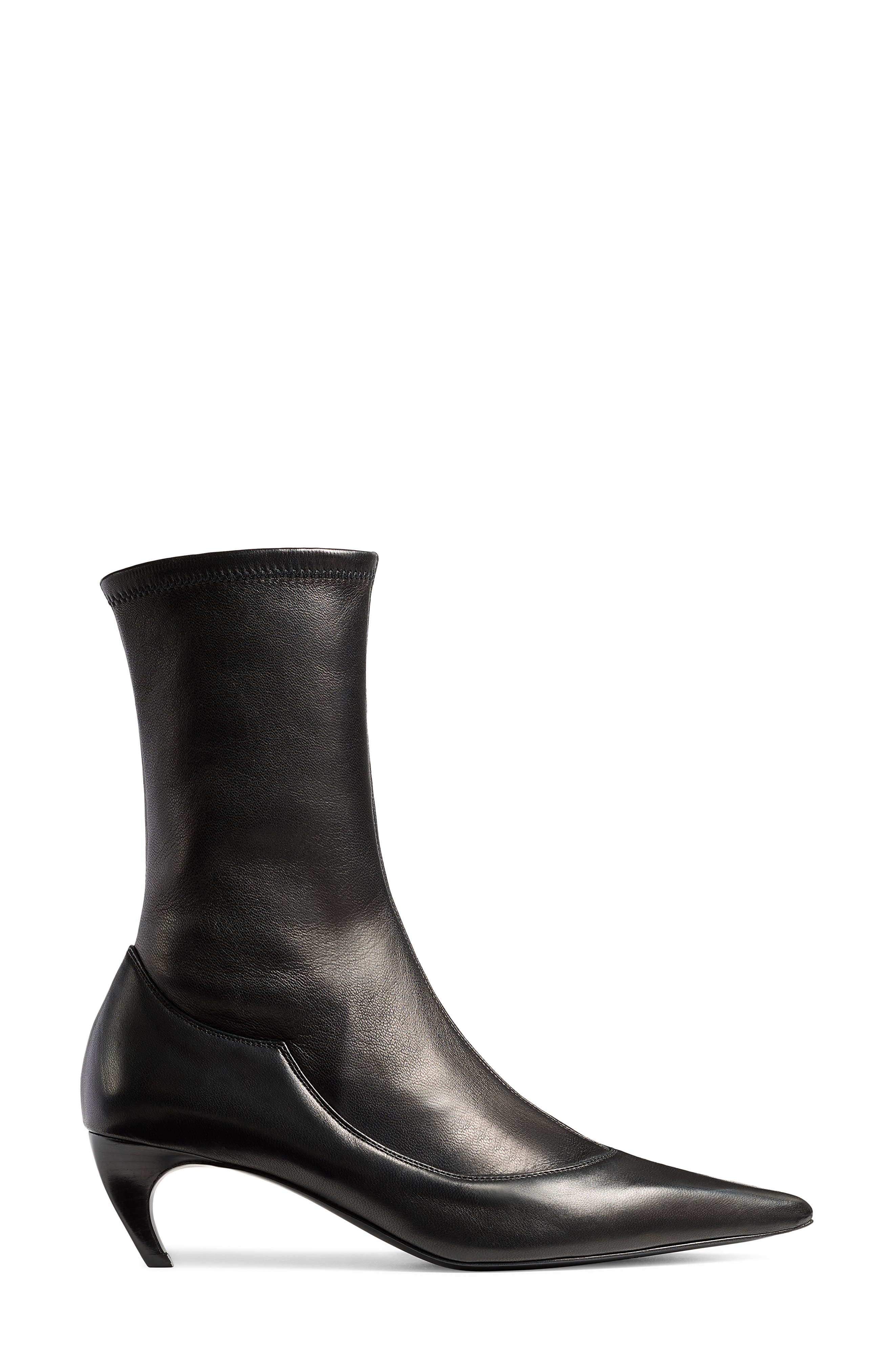 Valerie Pointed Toe Boot, Alternate, color, BLACK