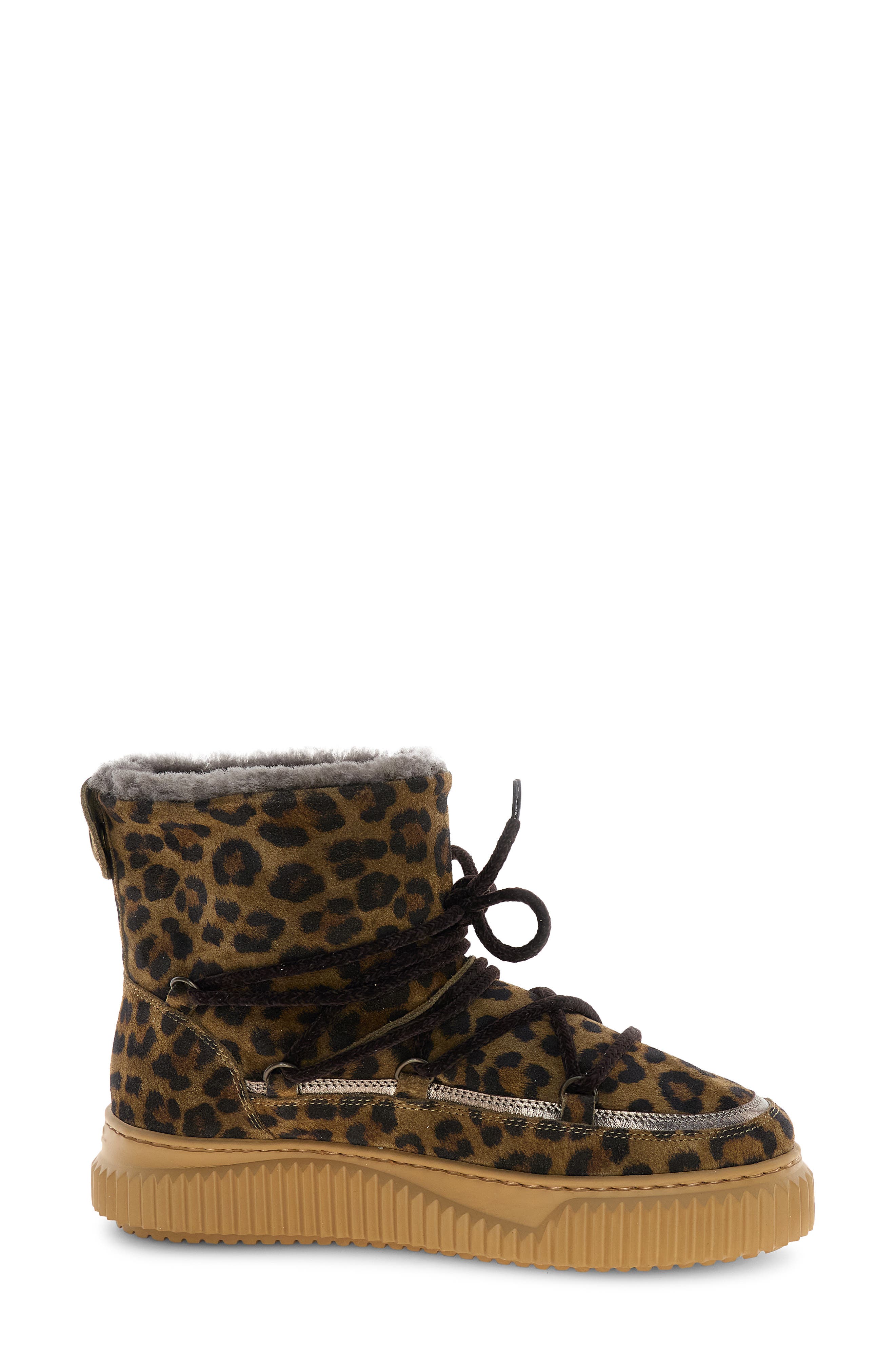 Voile Blanche Cortina Genuine Shearling Bootie, Alternate, color, Brown