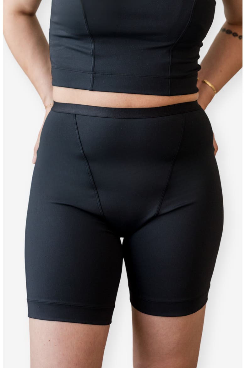 Mia Maternity and Postpartum Recovery Underwear, Boxer Short, Main, color, Black