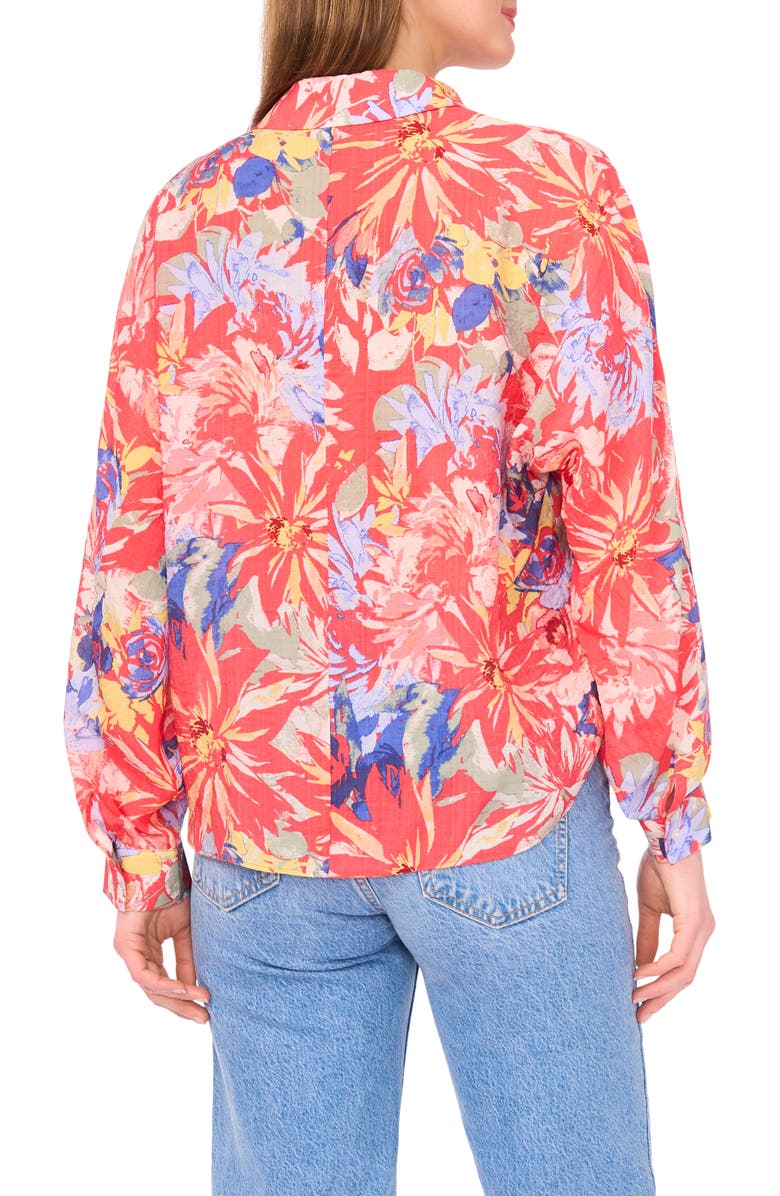 Vince Camuto Tie Front Button-Up Shirt, Alternate, color,