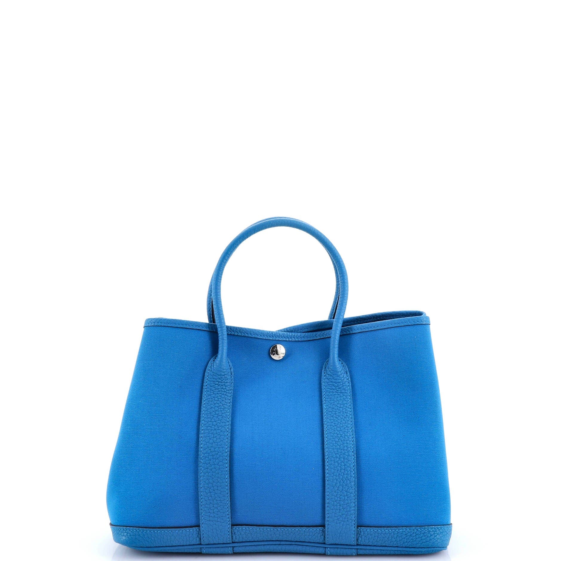 Garden Party Tote Toile and Leather 30, Alternate, color, Blue