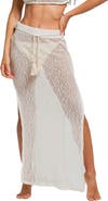 Cosita Linda Midi Open Stitch Cover-Up Skirt