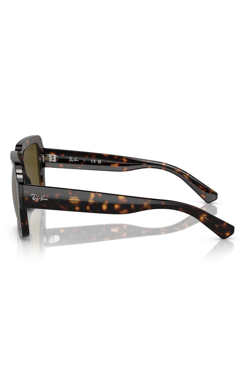 Ray-Ban Magellan 54mm Square Sunglasses, Alternate, color, Havana