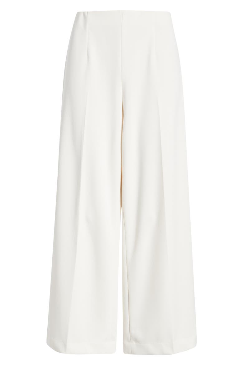 Pull-On Crop Wide Leg Pants, Alternate, color, WHITE DOVE