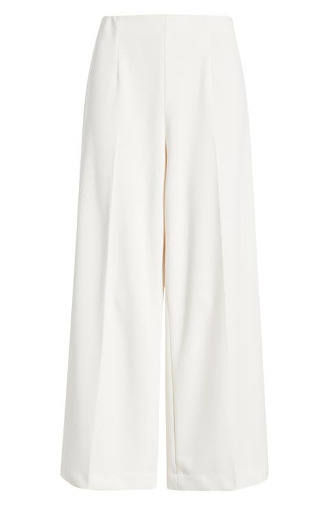 Pull-On Crop Wide Leg Pants (Regular & Petite)