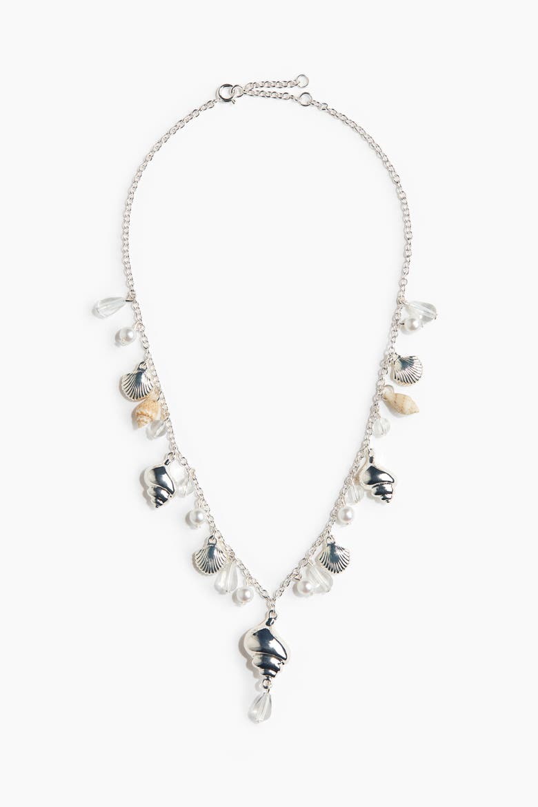 Charm Necklace, Alternate, color, Silver-colored