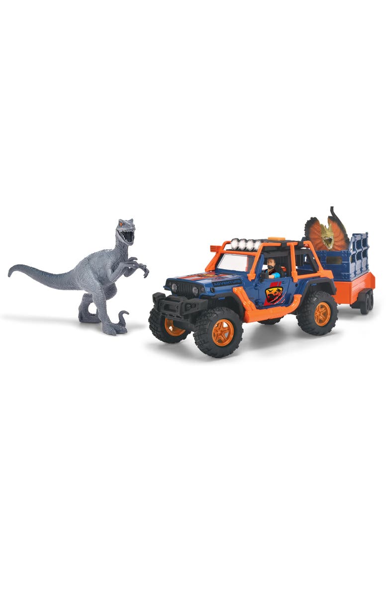 Dickie Toys Dino Commander Light & Sound Kids Playset, Ages 3+, Main, color, Multicolored
