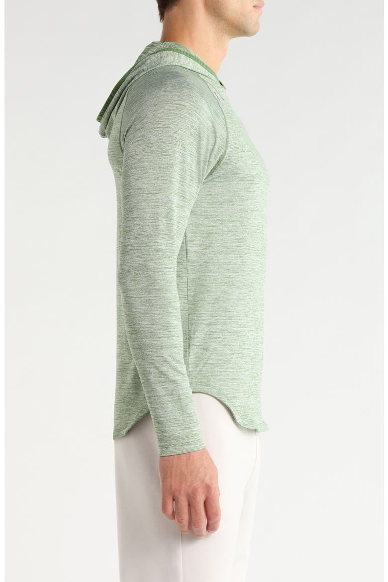 Enzo Performance Hoodie, Alternate, color, ELM HEATHER
