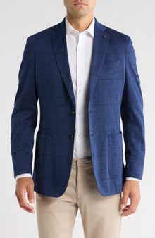 Peter Millar Bennett Glen Plaid Knit Sport Coat