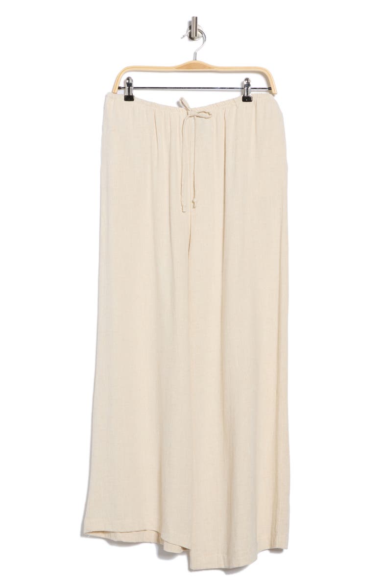 Bobeau Wide Leg Pants, Alternate, color, Linen