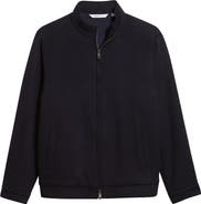 Peter Millar Crown Crafted Flex Merino Wool Bomber Jacket