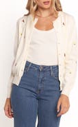Petal & Pup Millen Floral Embroidered Cardigan