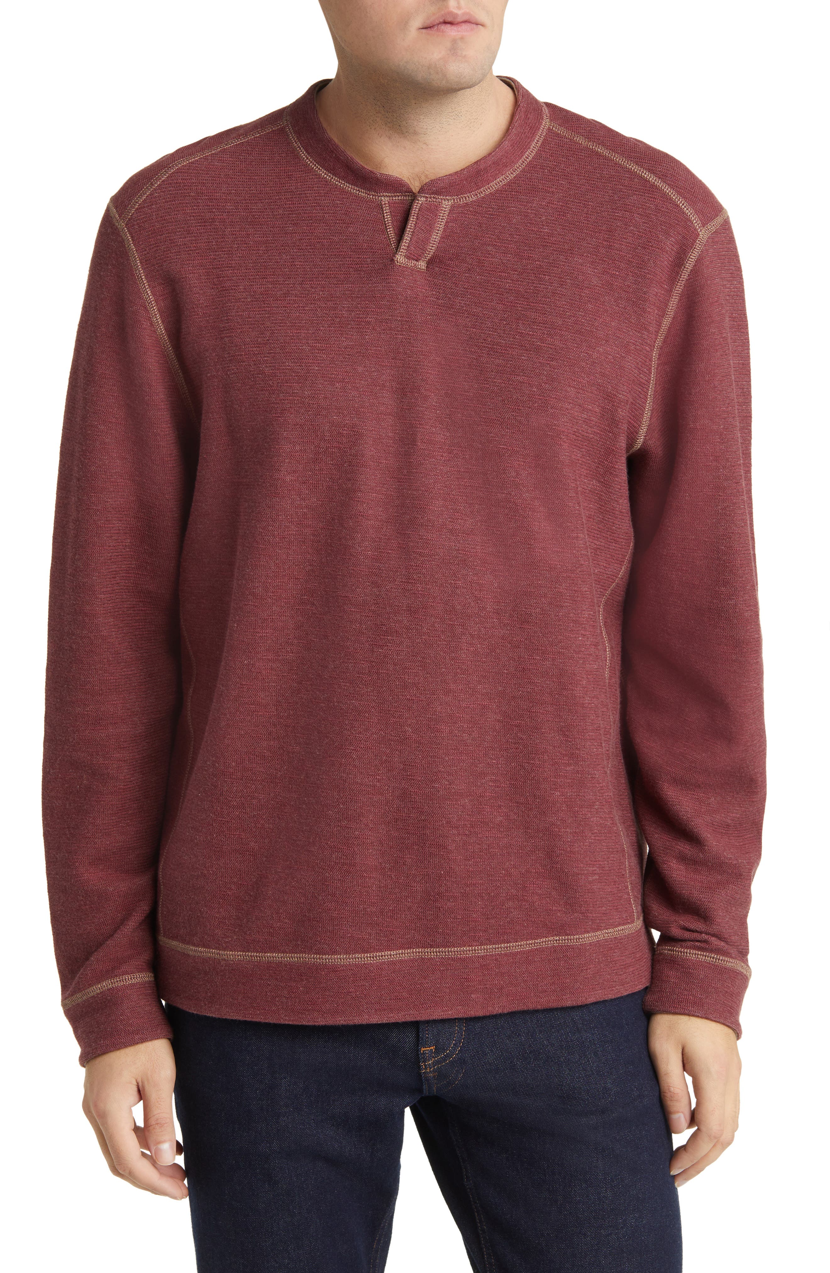 Tommy Bahama Fliprider Abaco Reversible Cotton Sweatshirt