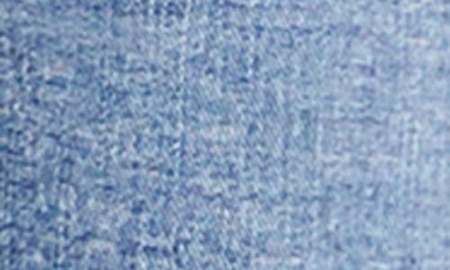 Hint Of Blu Swift High Waist Long Denim Shorts In Blue Gless