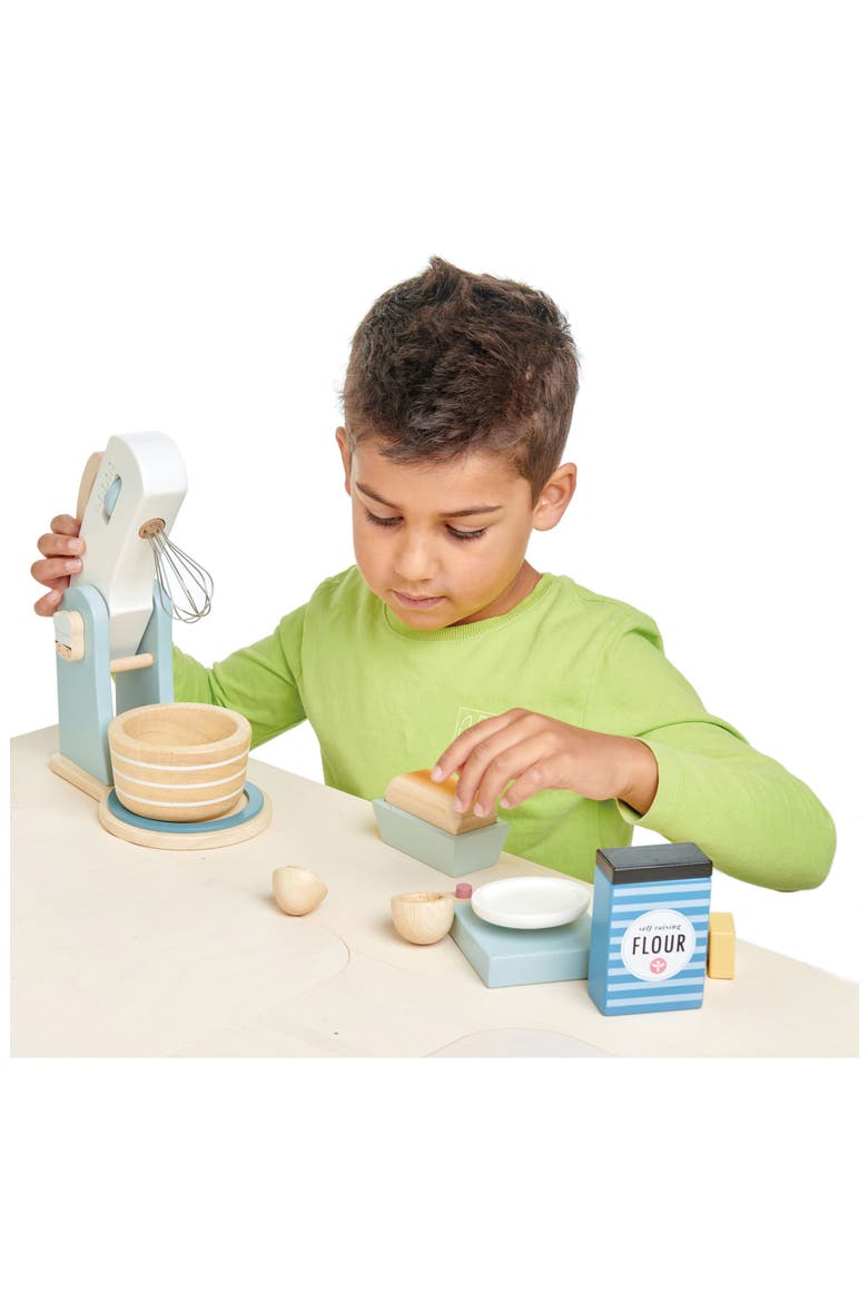 Mini Chef Wooden Home Baking Set, Alternate, color, MULTI