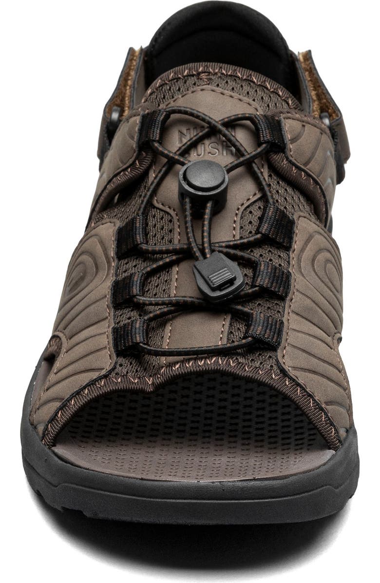 NUNN BUSH Huck Toggle Sandal - Wide Width Available, Alternate, color, Brown